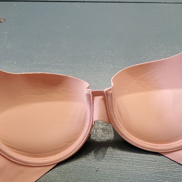 ADRIENNE VITTADINE, blush pink size 36B. Padded push up bra. - Picture 3 of 7